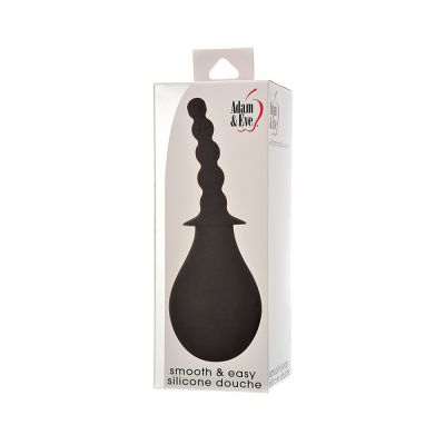 Adam Eve Smooth easy Silicone Douche Black
