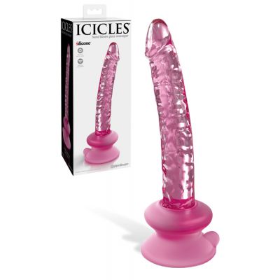 Pipedream 6 7 Realistic Glass Dildo with Suction Base
