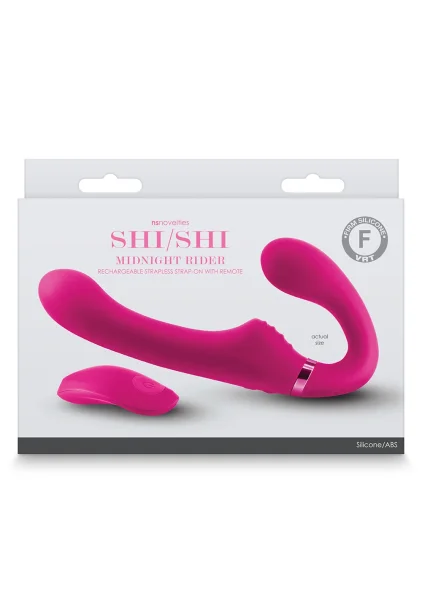NS Novelties Shi/Shi Midnight Rider Strapless Strap-On with Remote