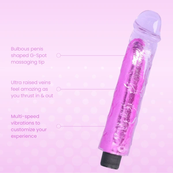 8 Inch Vibrating Dildo