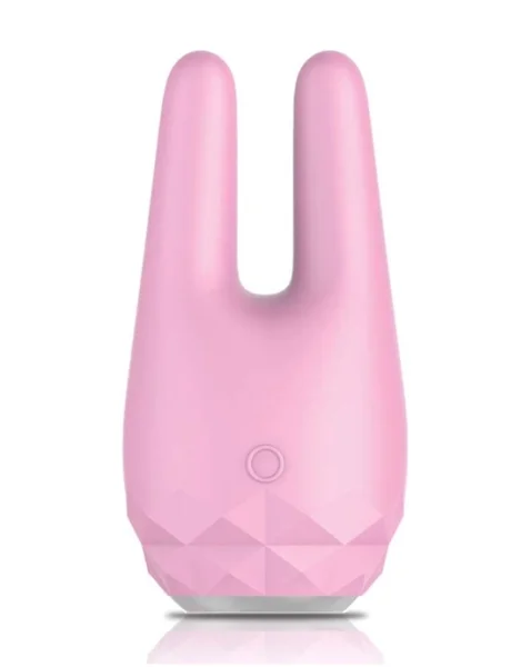 Diamonds - The Countess Mini Rabbit Ears Massager (Pink)