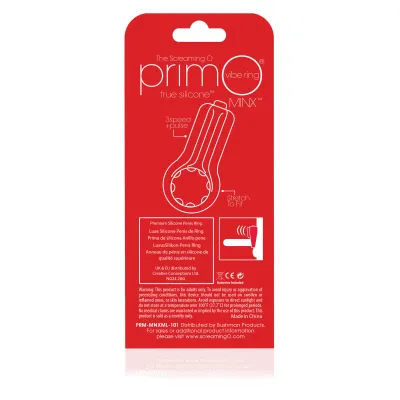 Primo Minx Premium Silicone Vibe Ring Merlot