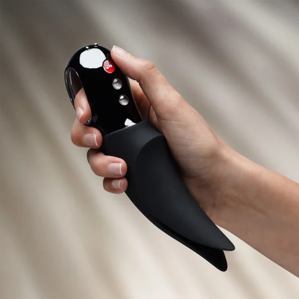 Fun Factory VOLTA Rechargeable Waterproof External Vibrator - Black Line