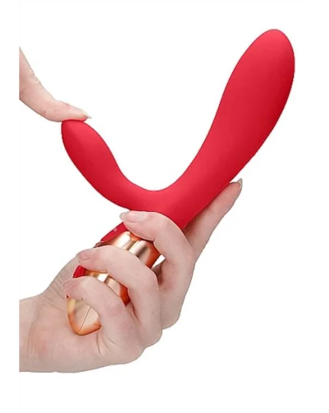 Heating G-spot Vibrator - Exquisite  - Red - 8 Inch