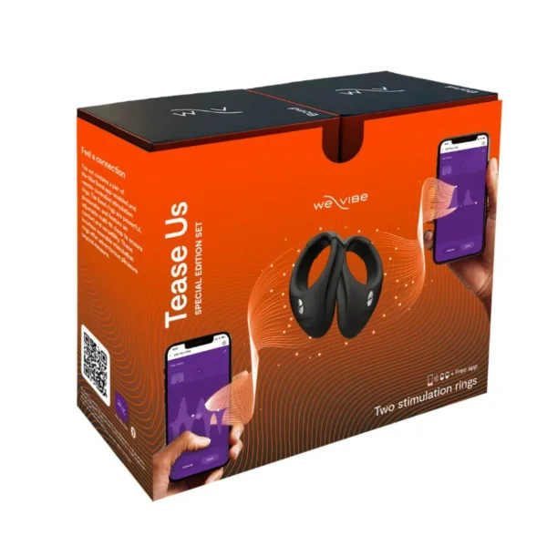 We Vibe Tease Us Bond Dual Cock Ring Set