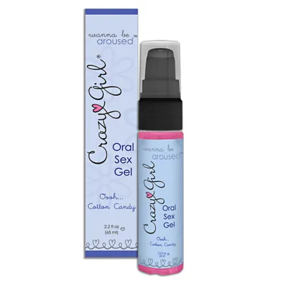 Crazy Girl Oral Sex Gel 2 2oz Cotton Candy