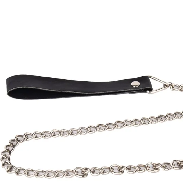 Bondara Captive Audience PU Cock Strap and Leash — image 4 of 4