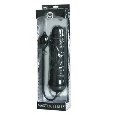 Leviathan Giant Silicone Inflatable Dildo Black