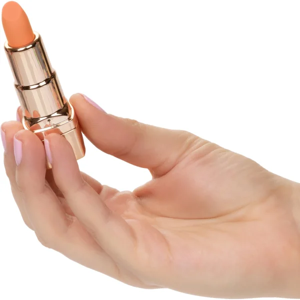 Hide & Play Rechargeable Lipstick Vibrator by CalExotics - Coral
