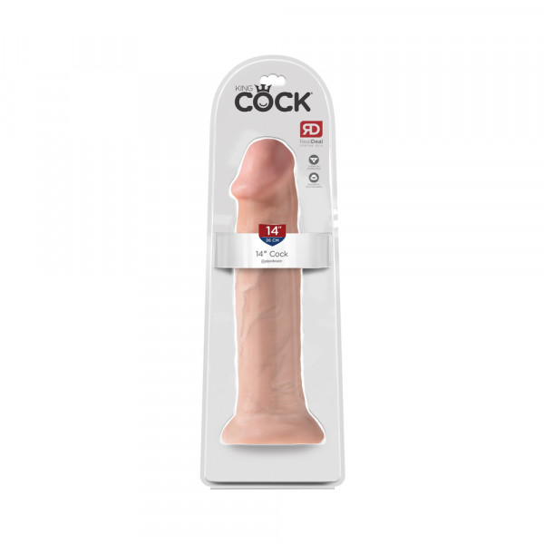King Cock 14in Cock Flesh