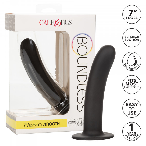 7" Smooth Strap On Probe