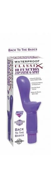 Classix 10 Function Japanese G Spot Vibrator Waterproof Purple