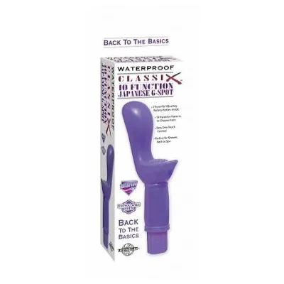 Classix 10 Function Japanese G Spot Vibrator Waterproof Purple