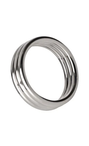 Echo 2 Inch Stainless Steel Triple Cock Ring