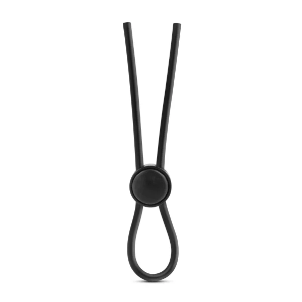 Stay Hard Silicone Loop Cock Ring - Black