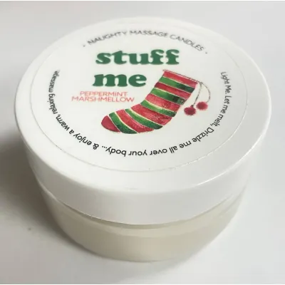 Stuff Me Massage Candle Peppermint Marshmallow 1 7 Oz