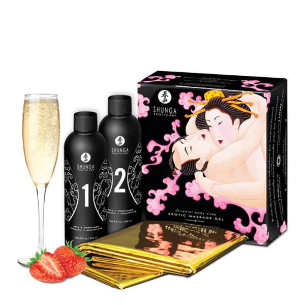 Oriental Body-to-Body Massage Champagne & Strawberries — image 3 of 4