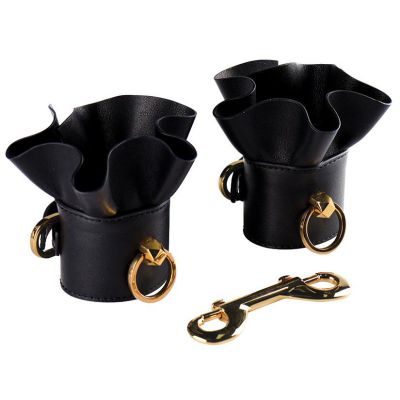 Zalo Upko Doll Designer Collection Leather Lace Like Handcuffs