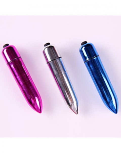 Silver Pointed Bullet - Silver - 80mm