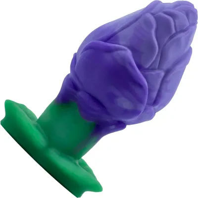 Rose Bud Medium Silicone Vaginal Plug By Silc Arts Amethyst