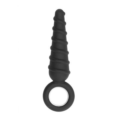 No 60 Dildo With Metal Ring Black Butt Plug Uk