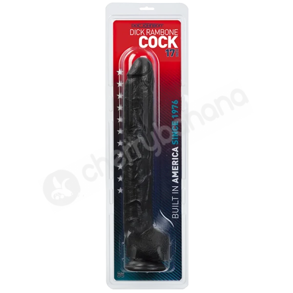 Dick Rambone Cock Black Dildo