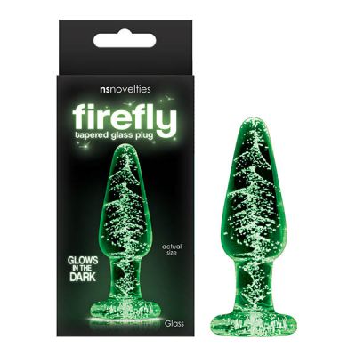 Glowing Small Glass Butt Plug