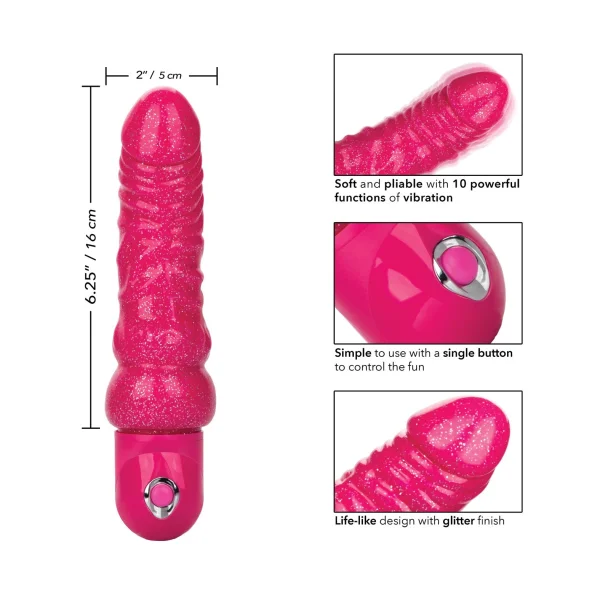 Naughty Bits Lady Boner Bendable Personal Vibrator