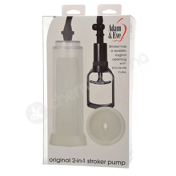 Adam & Eve Original 2-in-1 Stroker Pump