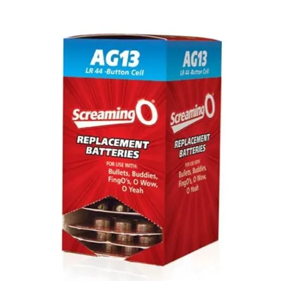Replacement Batteries AG13 LR44 Button Cell 12 Piece Display