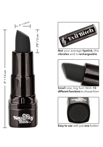 Naughty Bits Evil Bitch Lipstick Vibrator