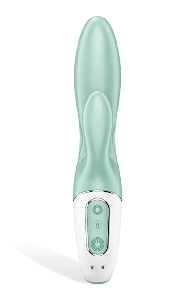 Satisfyer Air Pump Bunny 5 8" Inflatable Rabbit Vibrator with App Control