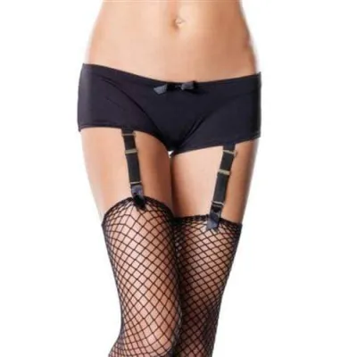 Garter Boyshort Medium large Black