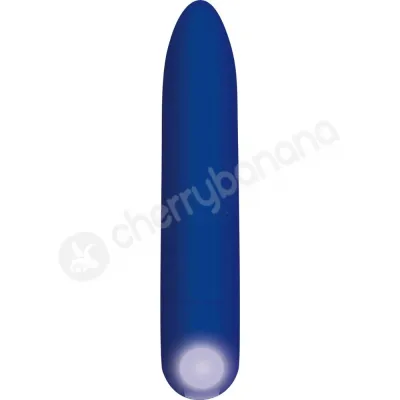 Zero Tolerance All Mighty Bullet Blue Tapered Tip Powerul Vibrating Bullet