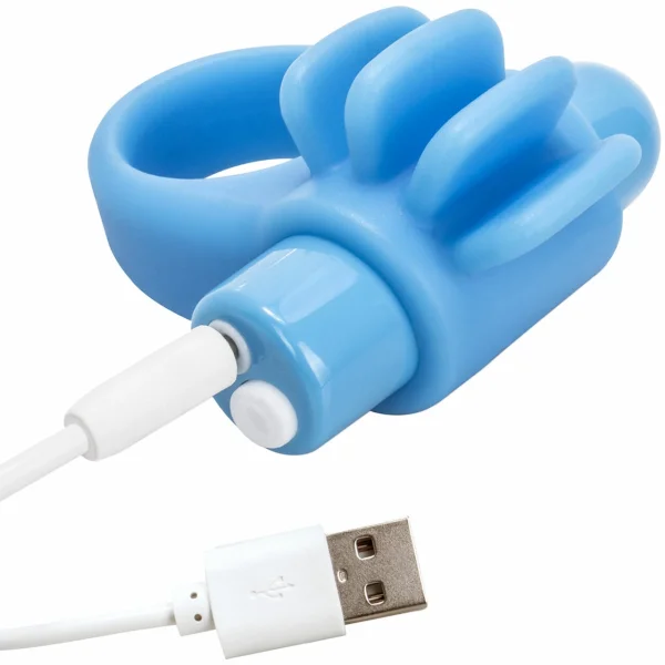Charged Skooch Silicone Rechargeable Cock Ring With Fins from The Screaming O