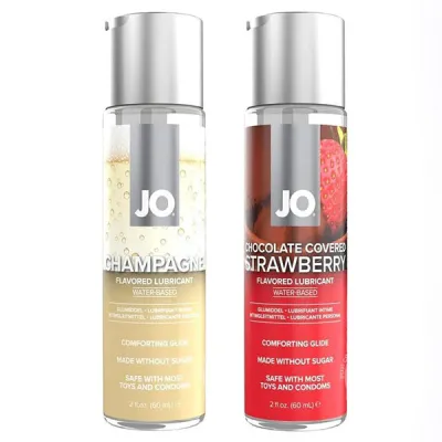 Jo Sweet And Bubbly Champagne 60ml And Chocolate 60ml Lubricant Pleasure Set