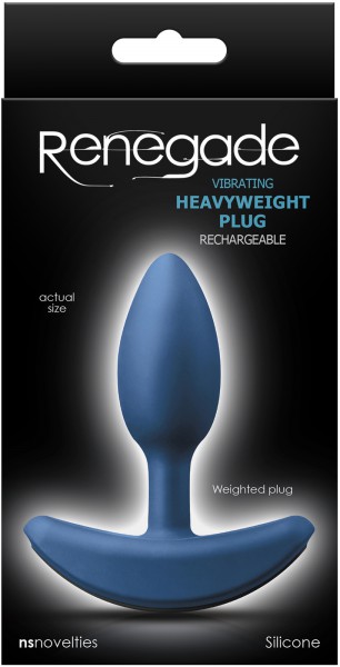Heavyweight 4'' Vibrating Butt Plug