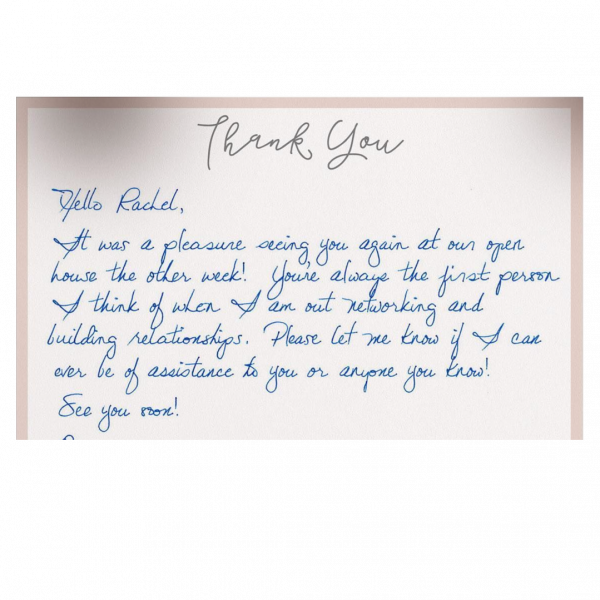 Handwritten note