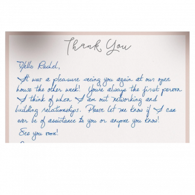 Handwritten note