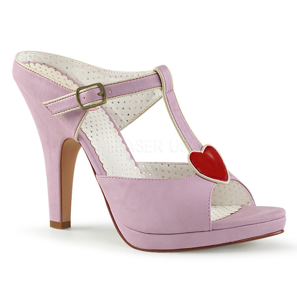 4 inches Heel 1/2 inches PF Slide W/ Heart Accent — image 5 of 12