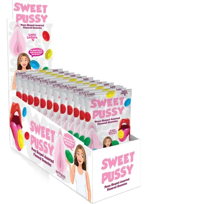 Sweet Pussy Gummies Pussy Shaped Gummies Assorted Flavors