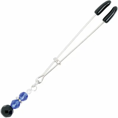 Spartacus Beaded Tweezer Clit Clamp Blue
