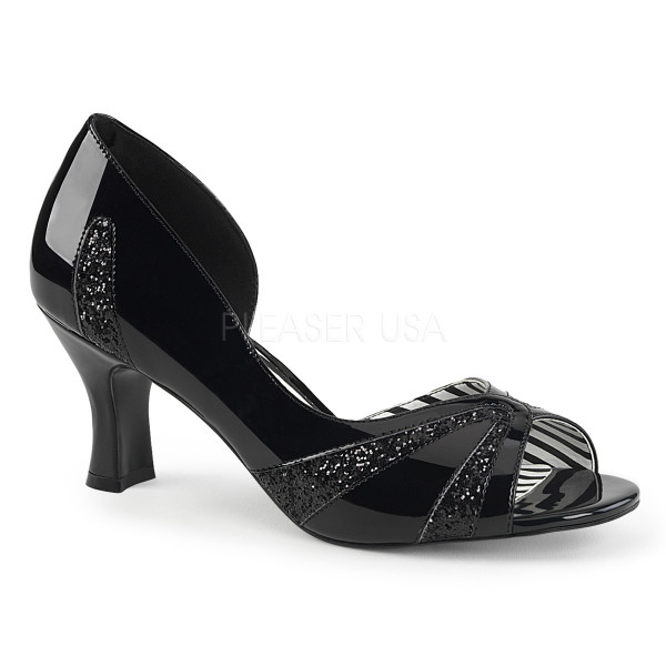 3 inches Heel Peep Toe D\'Orsay Pump — image 9 of 12
