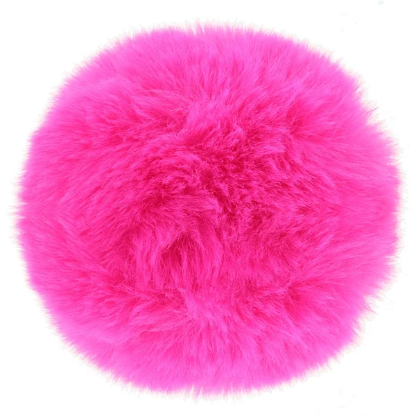 Neon Bunny Tail - Pink