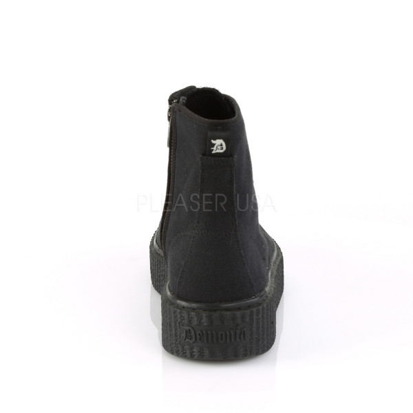 1 1/2 inches PF Round Toe Lace-Up Front High Top Creeper Sneaker — image 16 of 16