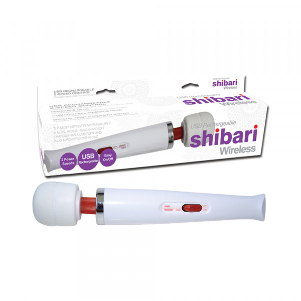 Shibari My Wand Wireless White 2 Speeds Rechargeable