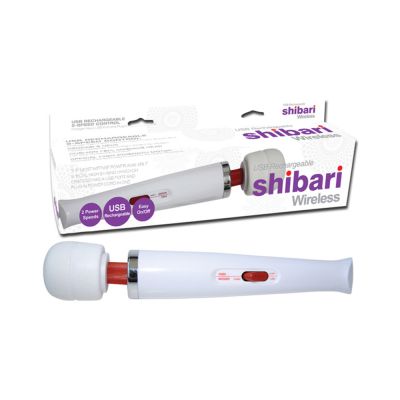 Shibari My Wand Wireless White 2 Speeds Rechargeable