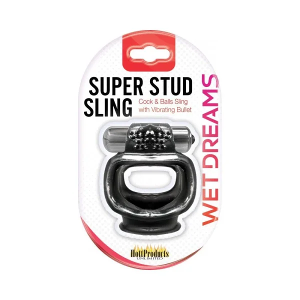 Wet Dreams Super Stud Sling Vibrating Ring — image 7 of 9