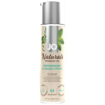 Jo Naturals Peppermint Eucalyptus Massage 4 Floz 120 Ml