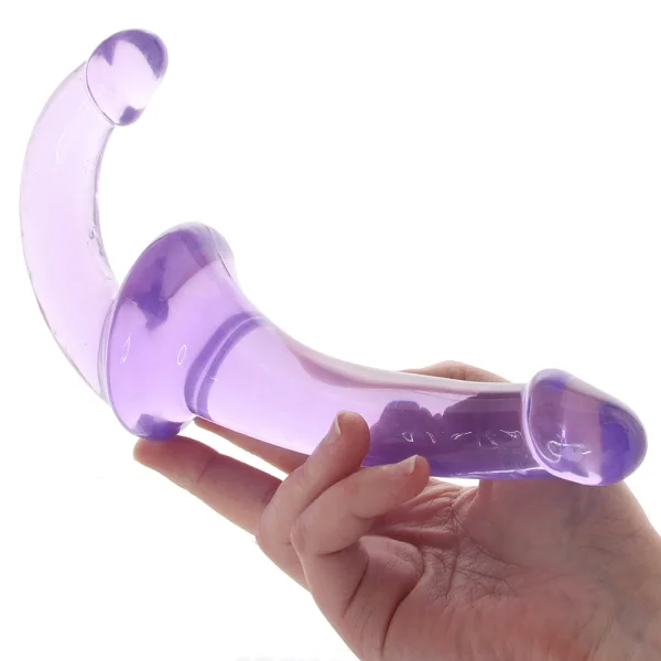 Strapless Strap-On Wearable Jelly Dildo — image 5 of 6